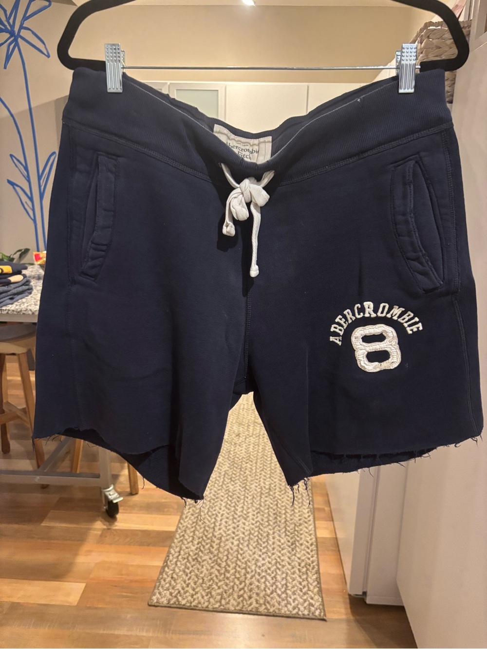 Vintage Abercrombie & Fitch Navy Sweatpant Shorts